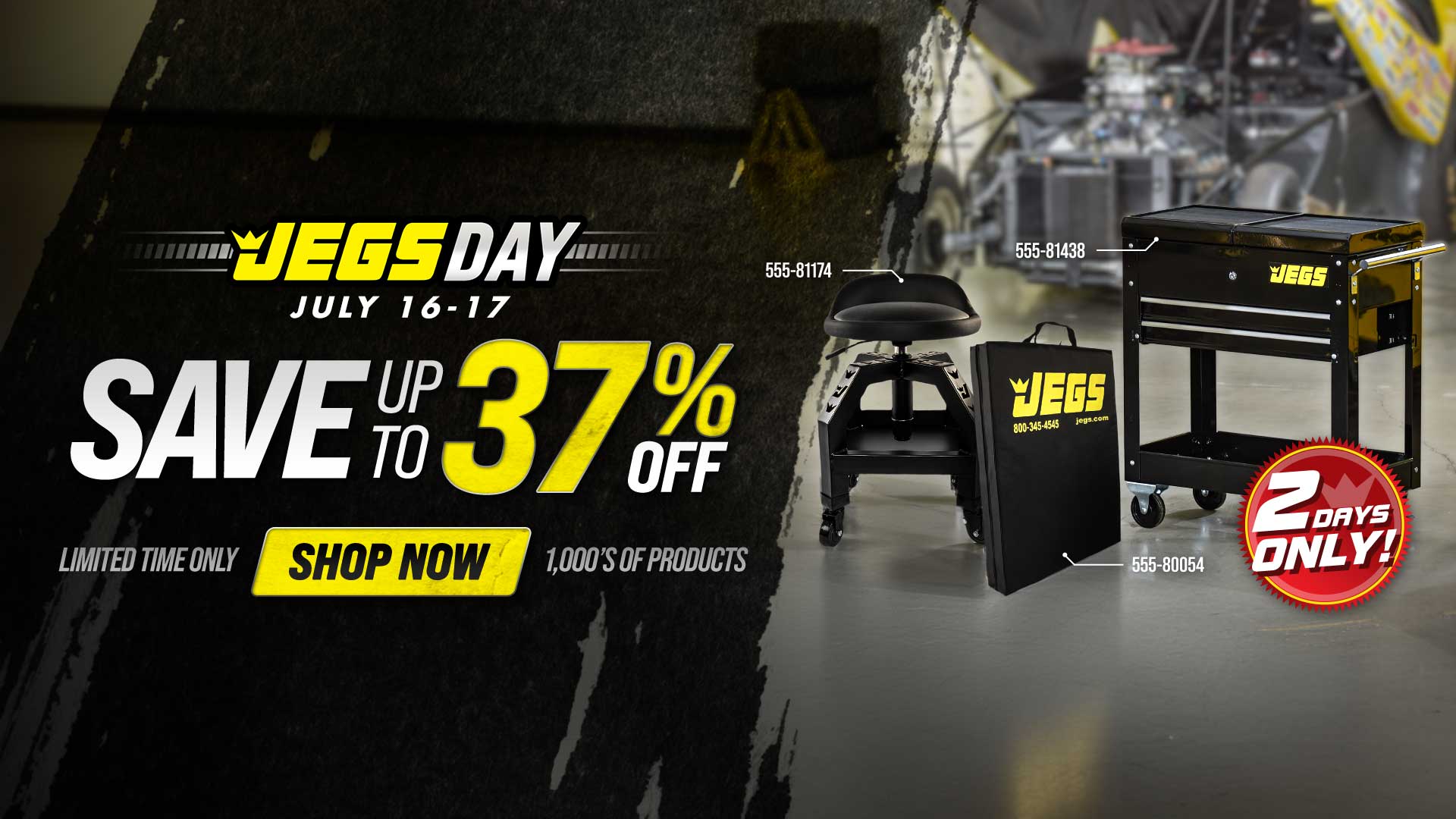 JEGS Day Sale