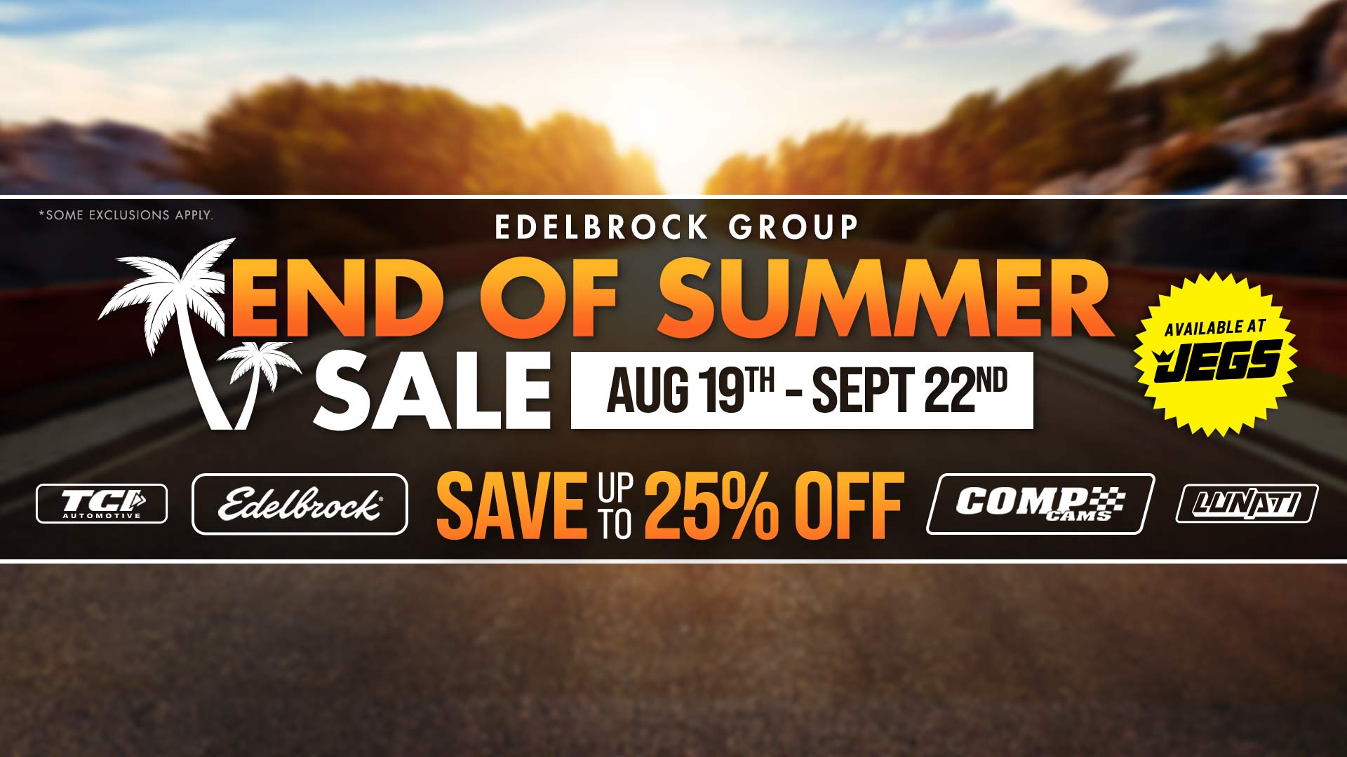 Edlebrock End of Summer Sale