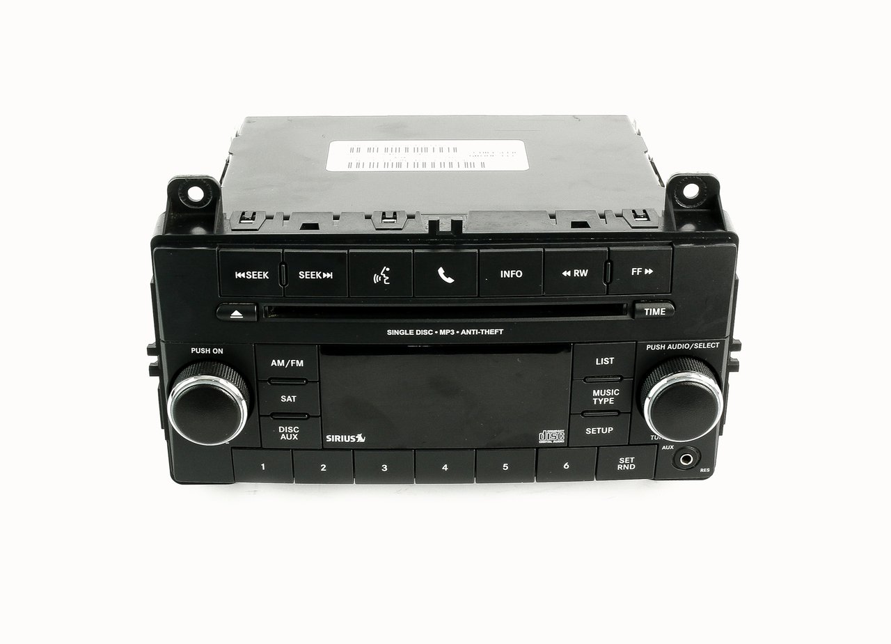 1 Factory Radio 63803920BD: Factory Replacement Radio | 2012 Jeep Grand  Cherokee | AM/FM | MP3/CD Player | Aux Input | XM Capable | Replaces OE #  P05091193AA - JEGS