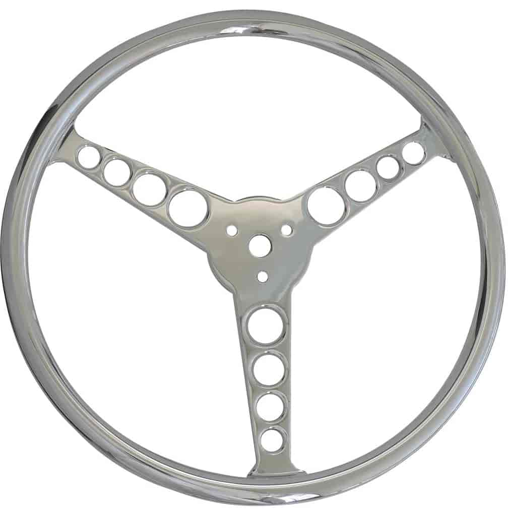 Classic 14 in. Aluminum Steering Wheel [Polished Finish]