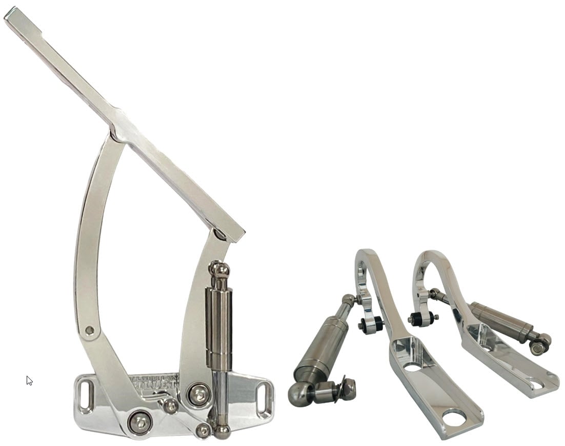 THHH-6769CAM-P Aluminum Trunk and Hood Hinge Package for 1967-1969 Chevy Camaro [Polished Finish]