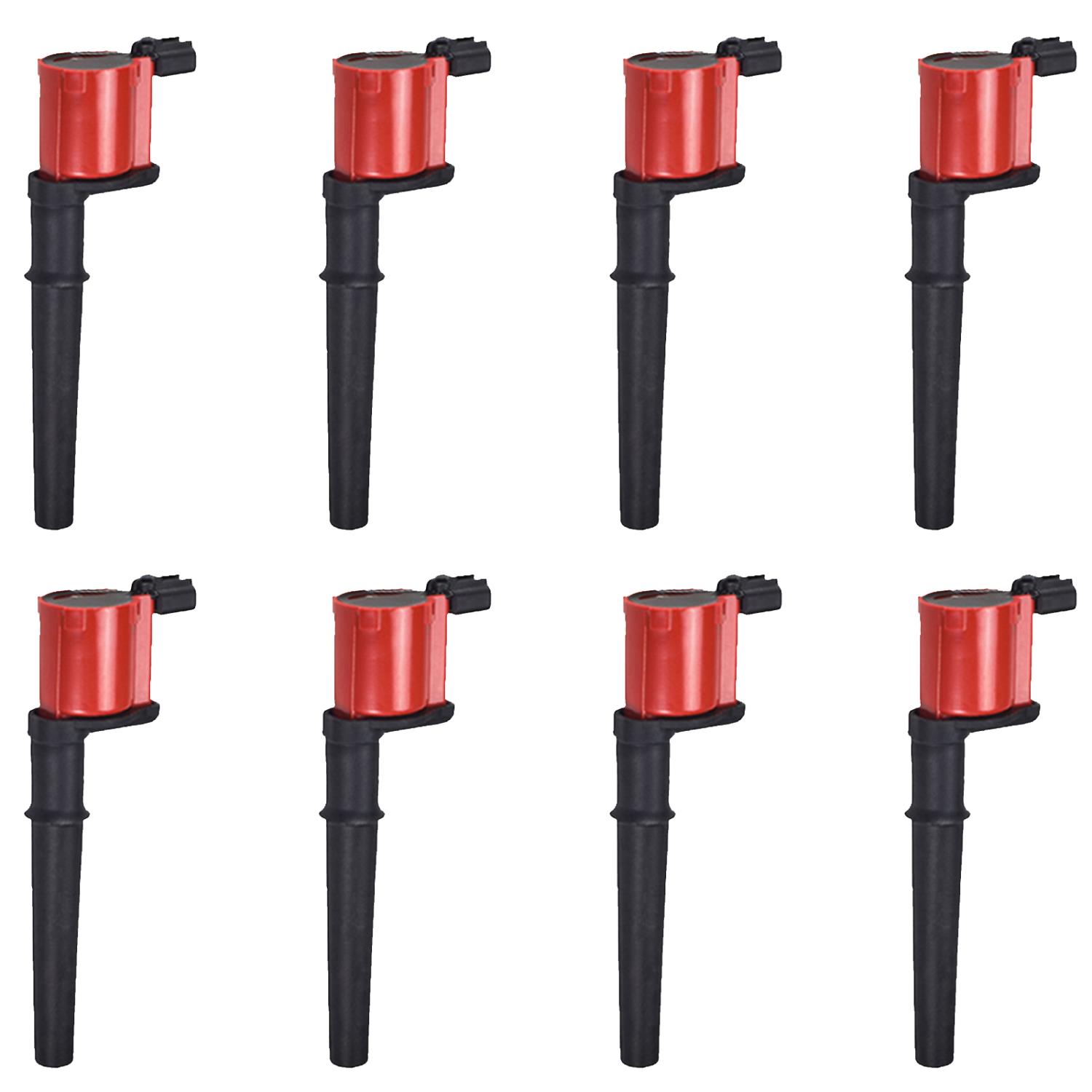 High-Performance Ignition Coils for 2000-2004 Lincoln Navigator [Red]