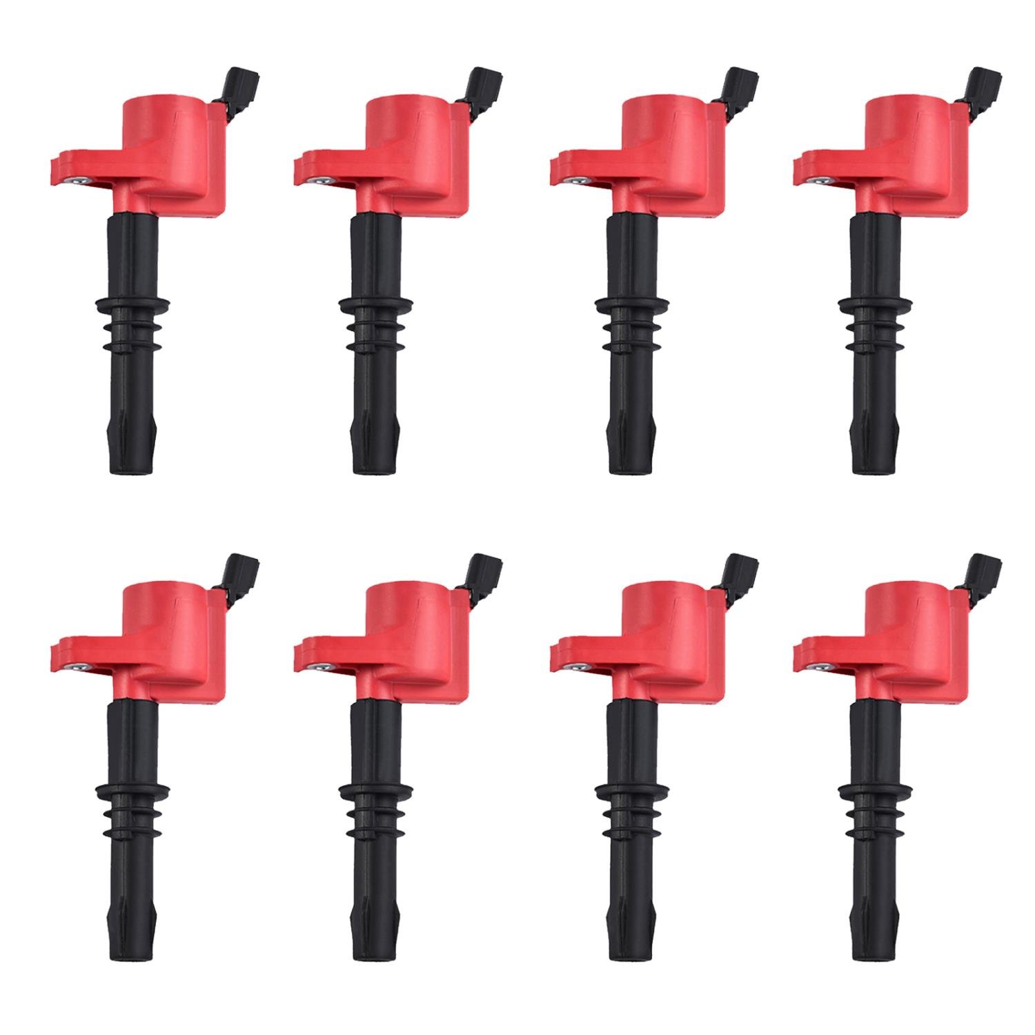 High-Performance Ignition Coils for 2004-2008 Ford F-150/Expedition V8 [Red]