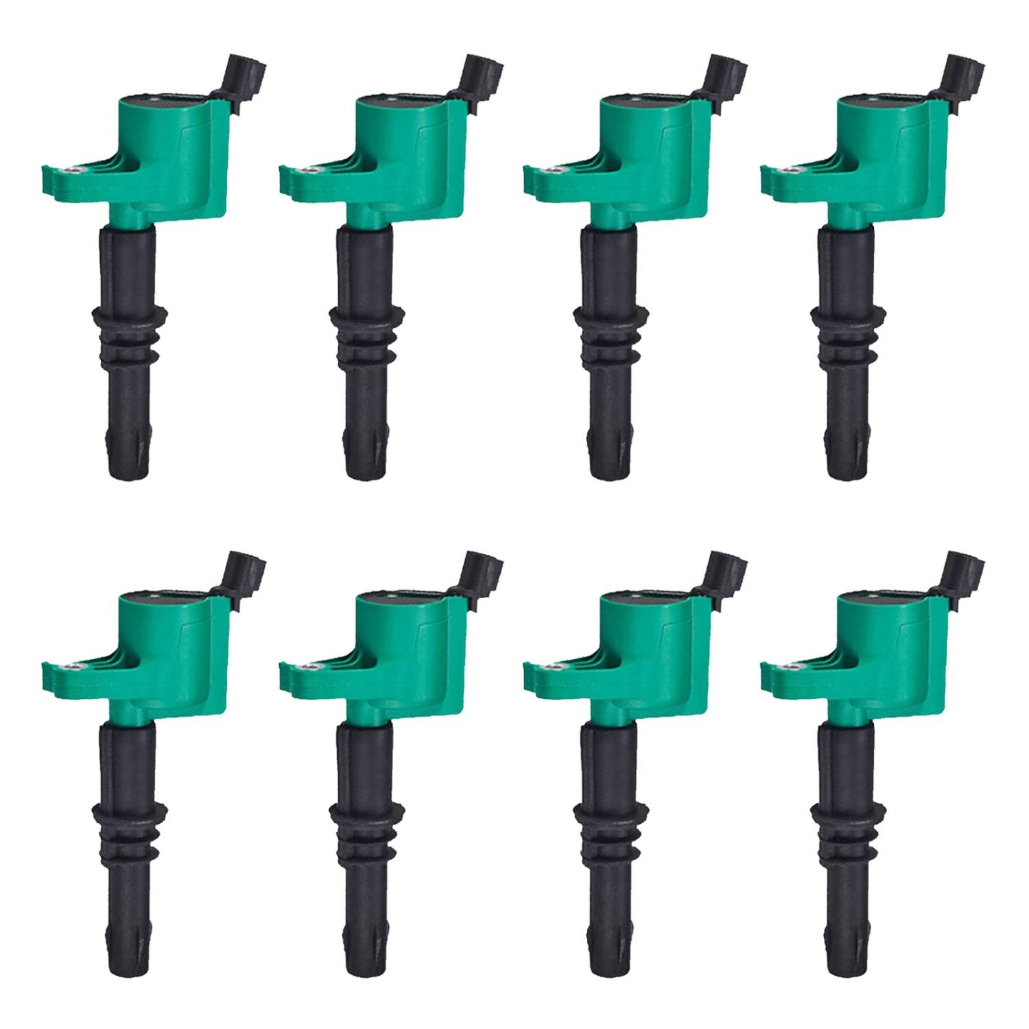 High-Performance Ignition Coils for 2004-2008 Ford F-150/Expedition V8 [Green]