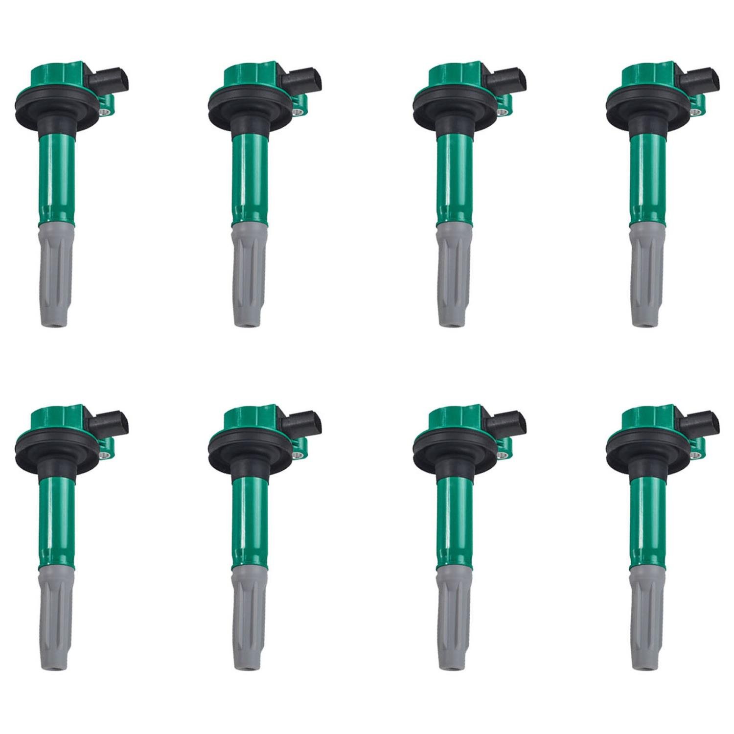 High-Performance Ignition Coils for Ford F-150 5.0L [Green]