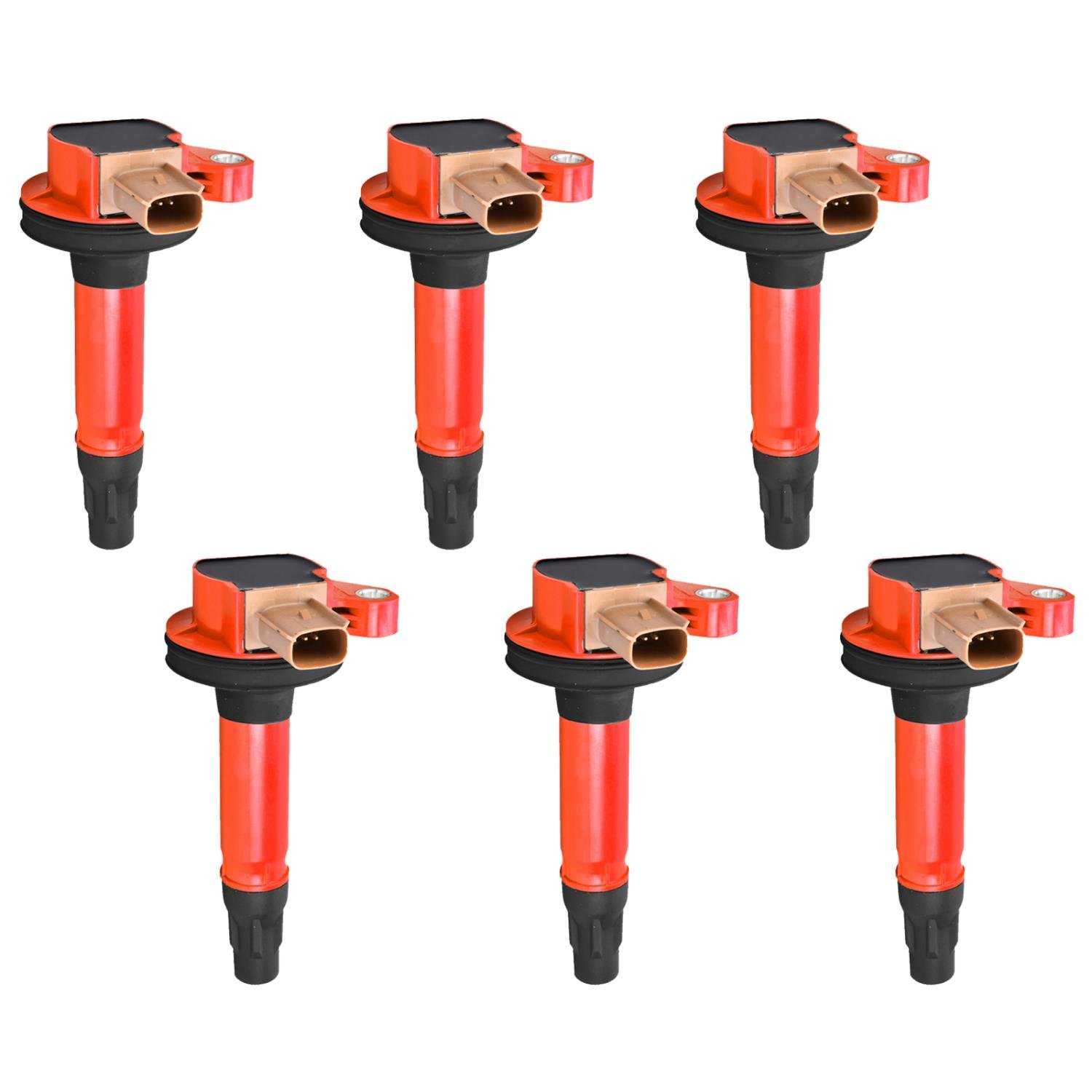 High-Performance Ignition Coils for Ford F-150/Explorer Ecoboost 3.5L [Red]