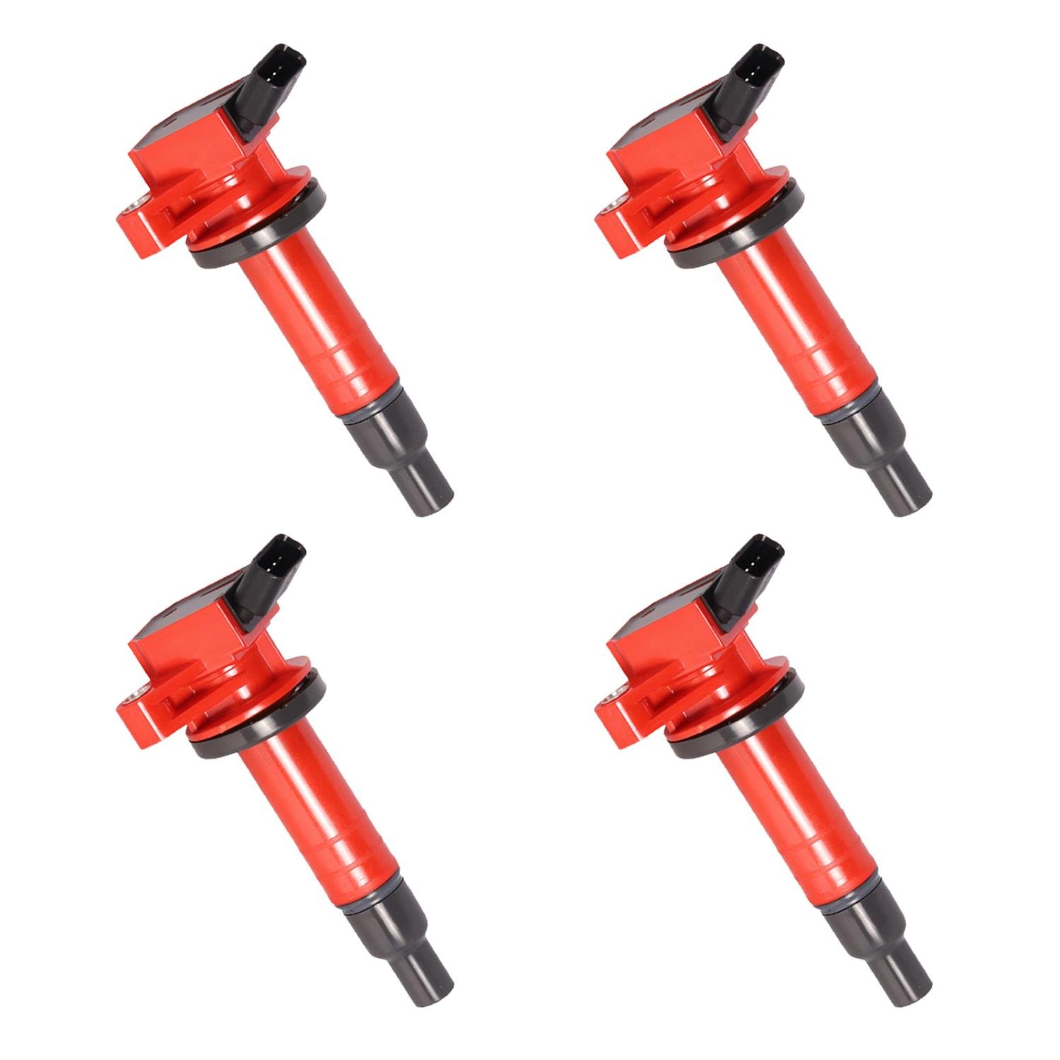High-Performance Ignition Coils for Toyota Celica, Chevy Prizm 1.8L [Red]