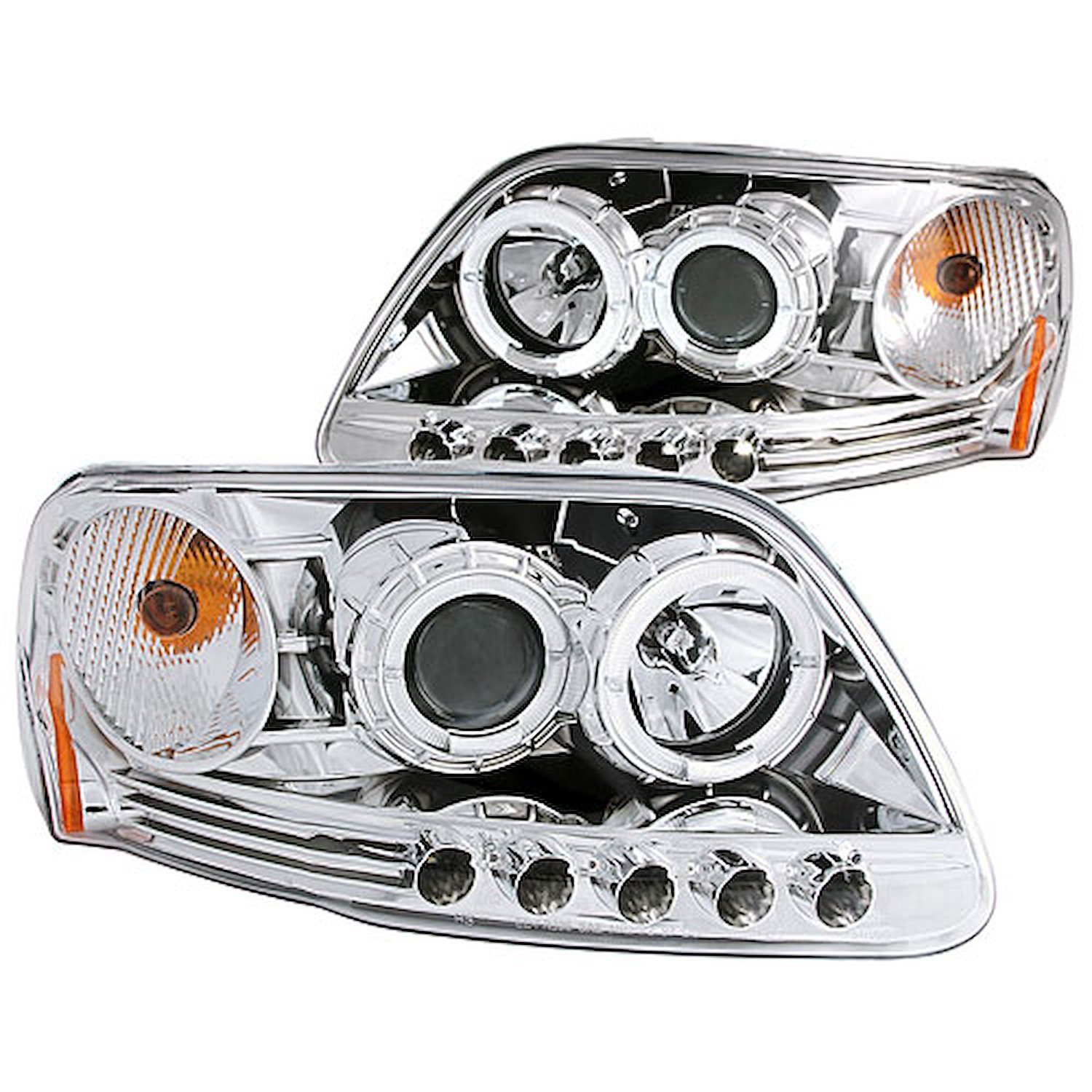 Chrome Housing Headlights 1997-2003 Ford F-150/Expedition