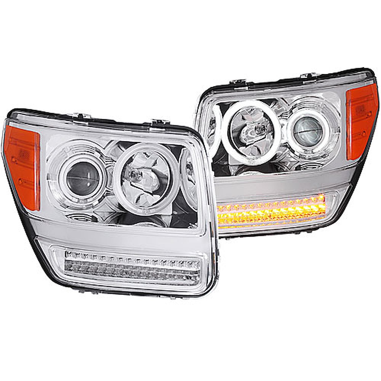 Chrome Housing Headlights 2007-2012 Dodge Nitro