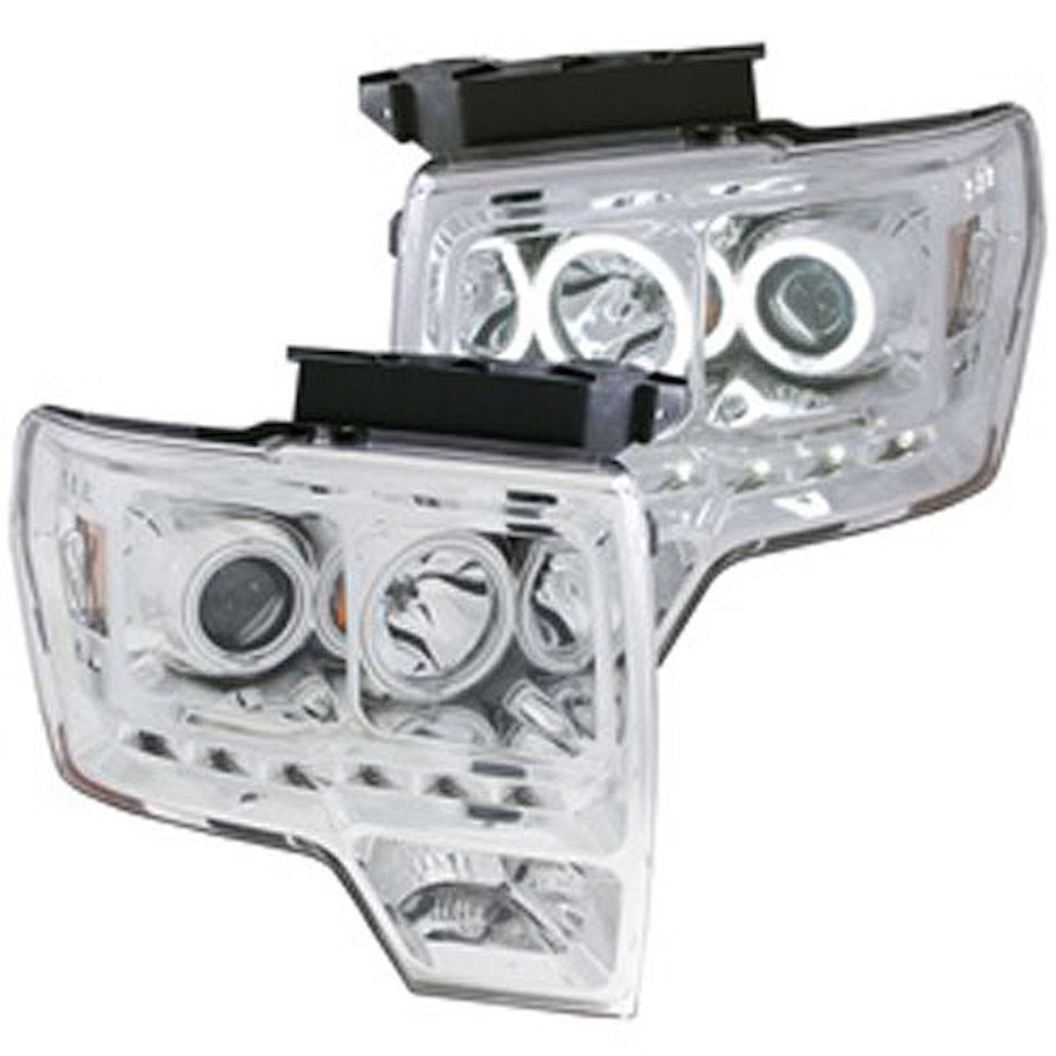 Chrome Housing Headlights 2009-2014 Ford F-150