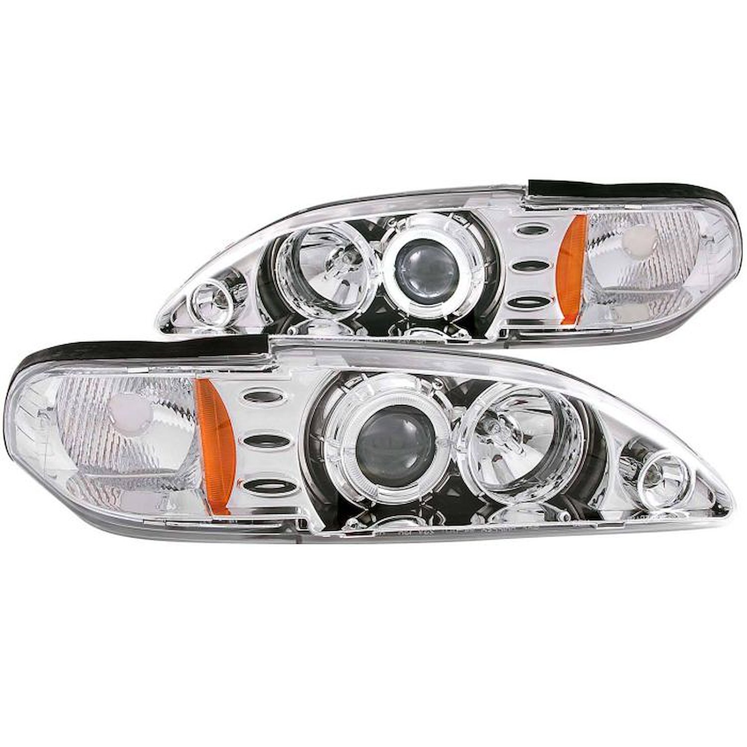 Chrome Housing Headlights 1994-1998 Ford Mustang