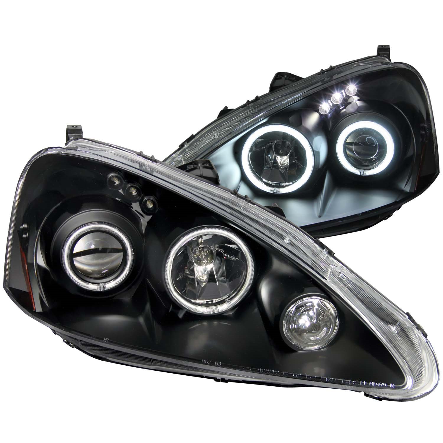 Black Housing Headlights 2005-2006 Acura RSX