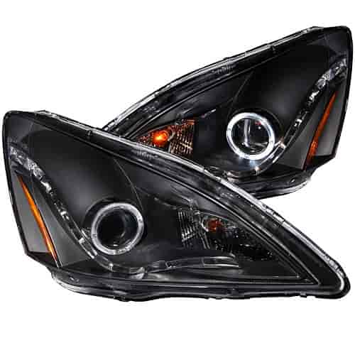 Black Housing Headlights 2003-2007 Honda Accord