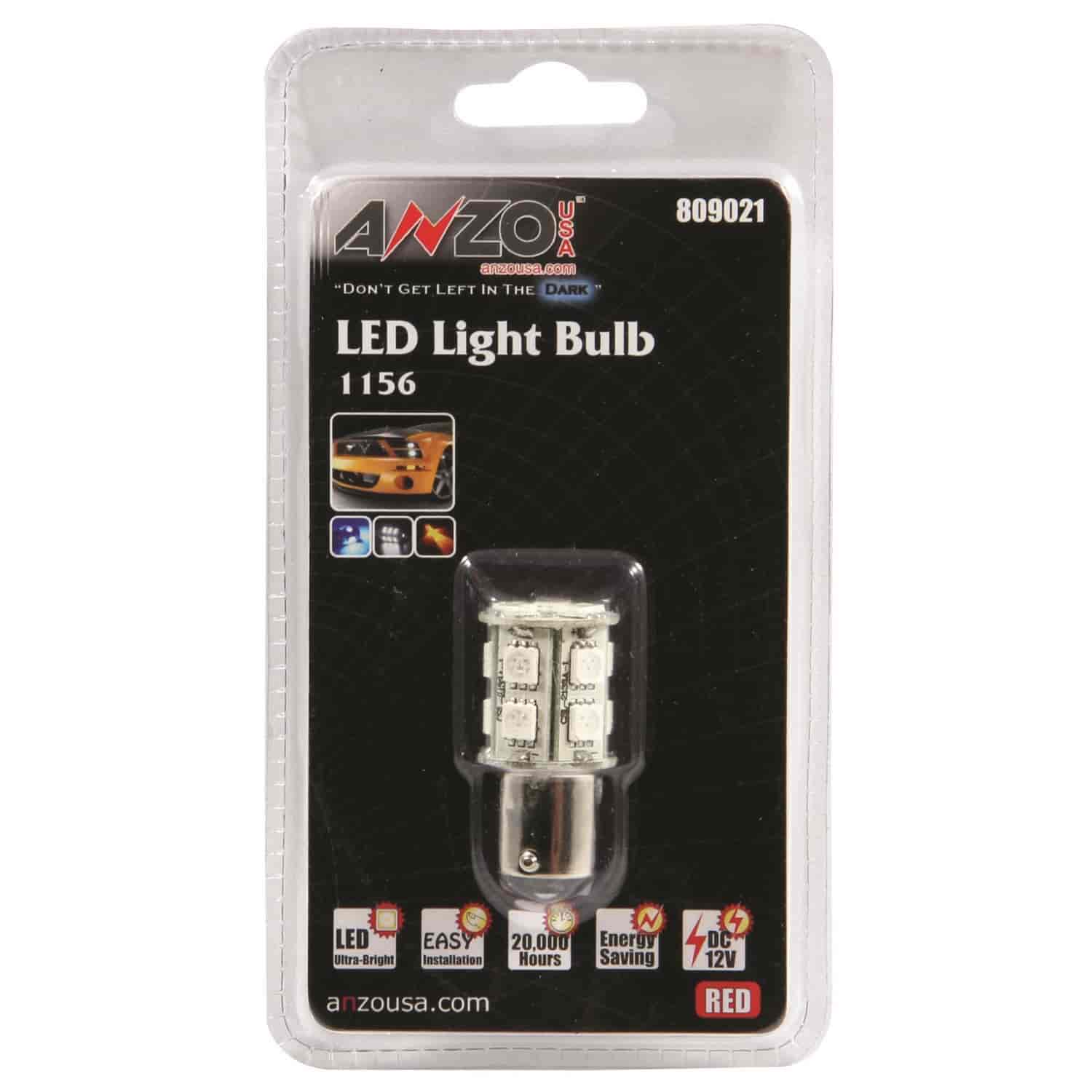 LED Universal Light Bulb 1156 Red -13