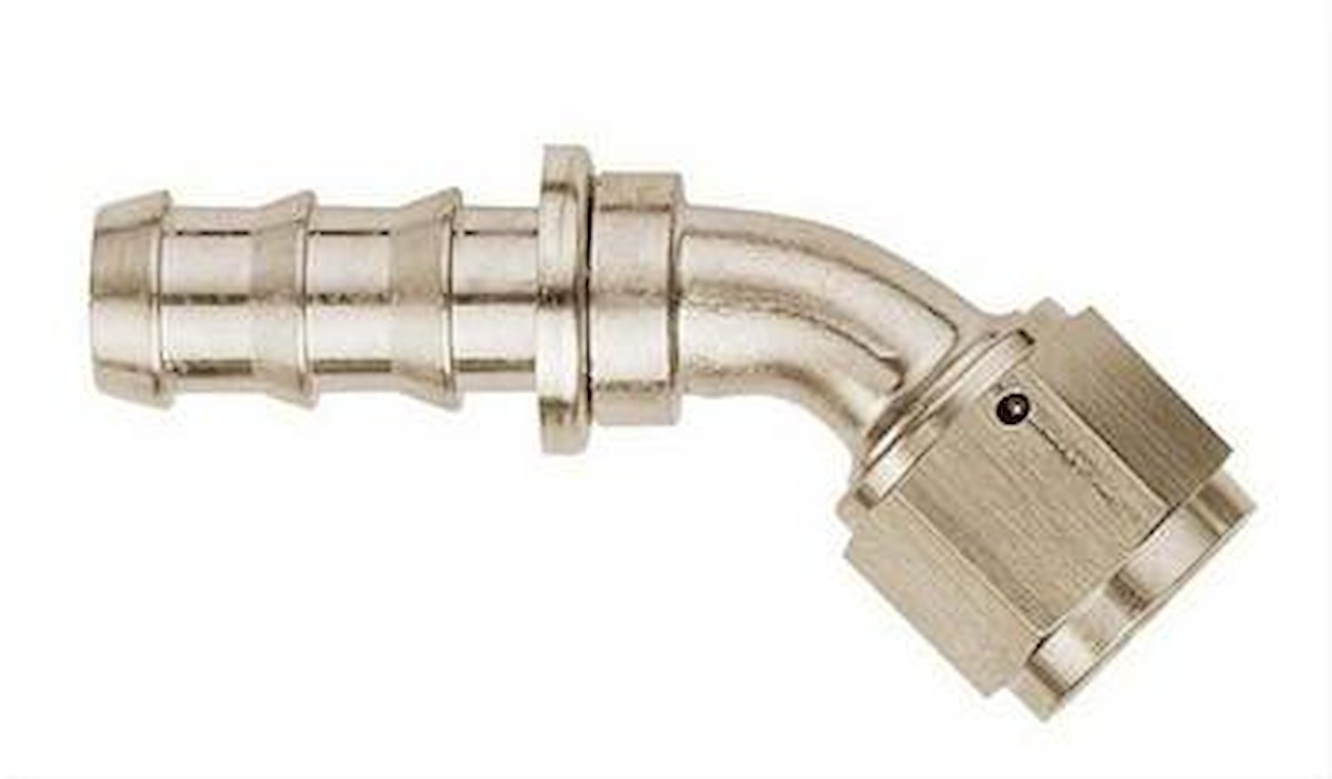 Aluminum Nickel-Plated Fitting -06AN Hose Size