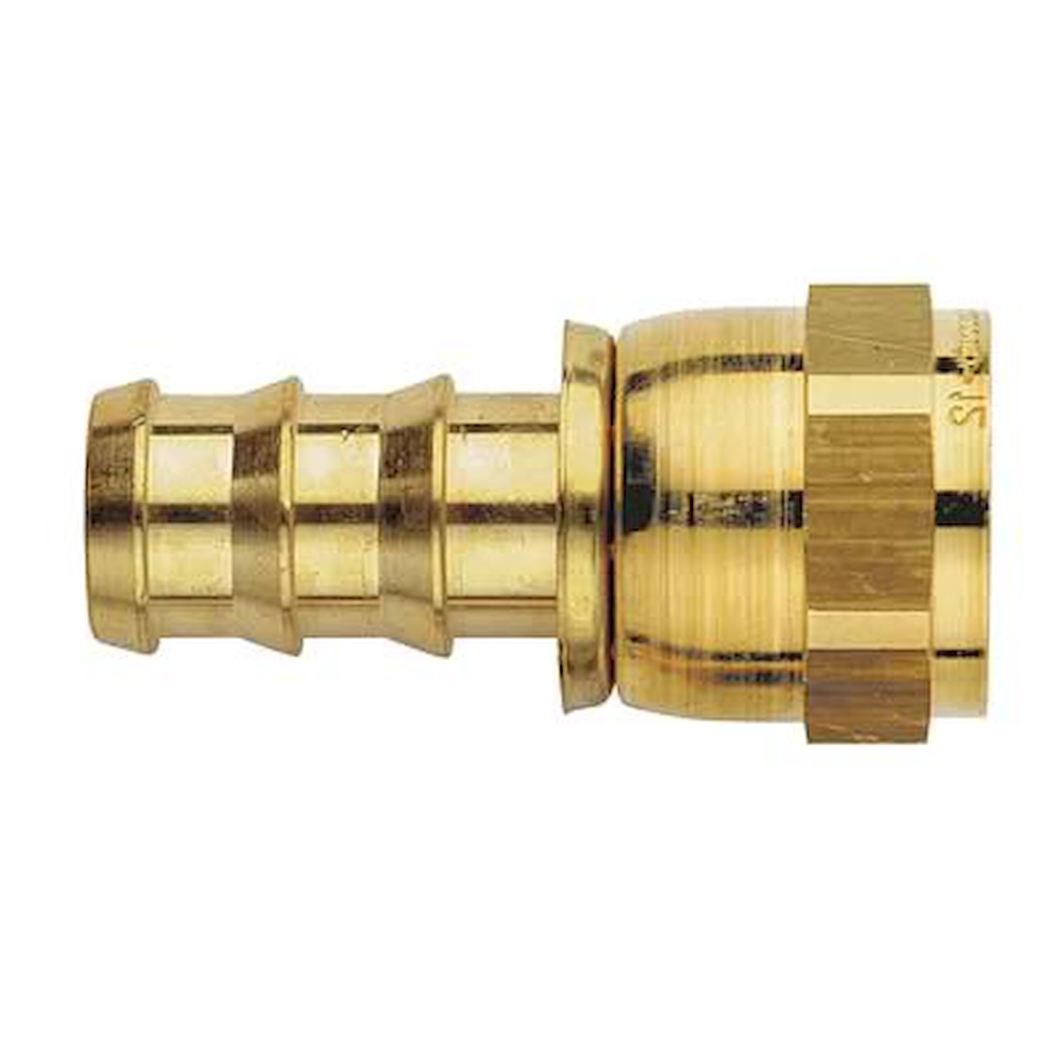 -10AN Hose Size Swivel Straight Brass