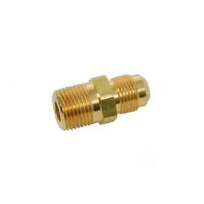 Adapter SAE 45 deg. straight-08 External Pipe to -08 Tube Brass