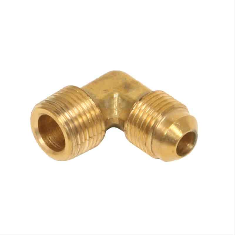 Adapter SAE 45 deg. 90 deg. elbow -12 External Pipe to -12 Tube Brass