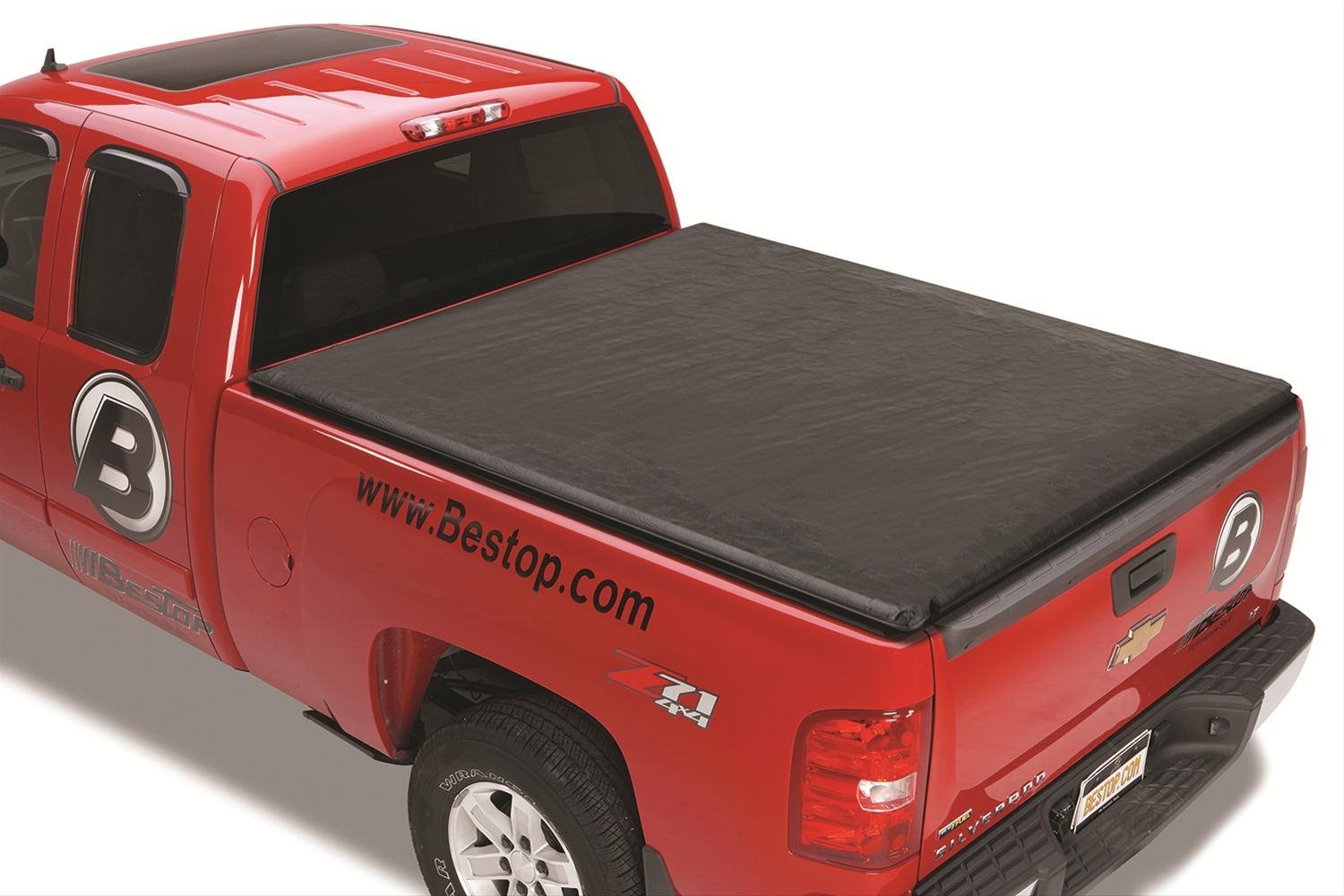 ZipRail Soft Tonneau Cover, Black,