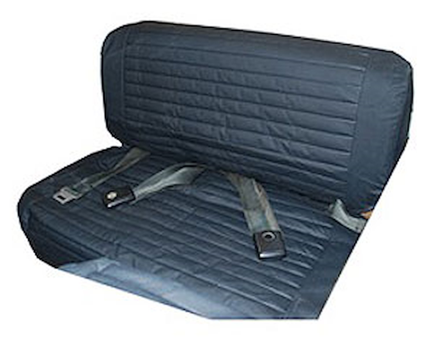 Seat Covers, Black Denim, Bench, Fold And Tumble Only, Fits Factory Seats, Sold Individually,