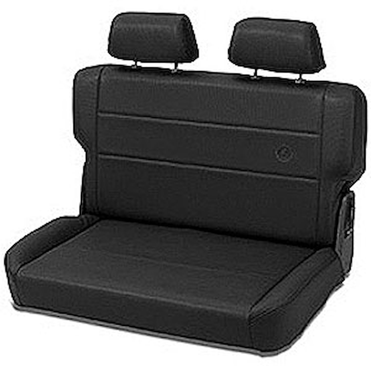 Trailmax II Fold-N-Tumble Seat, Black, Rear/Second Seat, Vinyl,