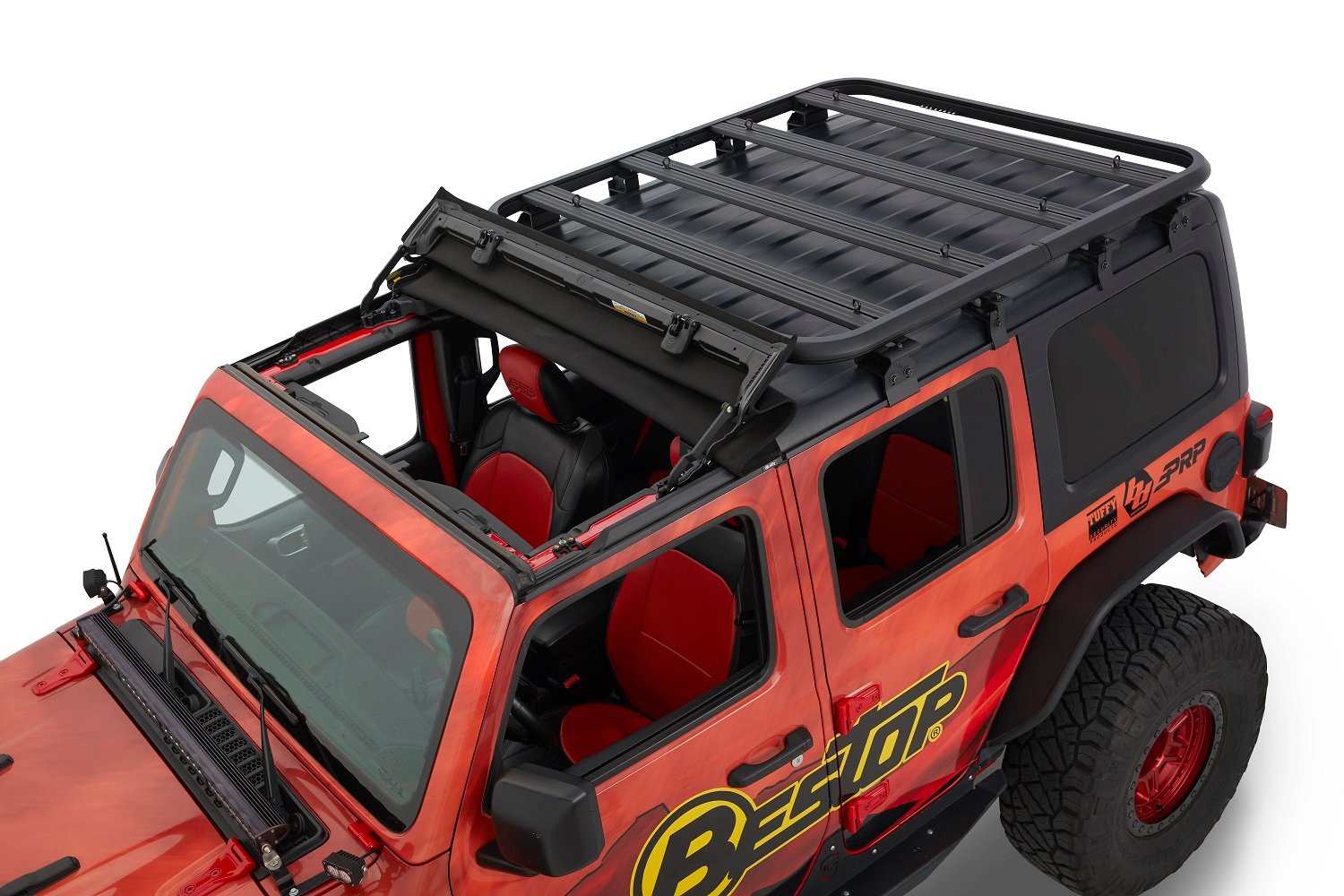 4147101 Granite Series Hardtop Roof Rack Fits Jeep Wrangler JL 4-Door