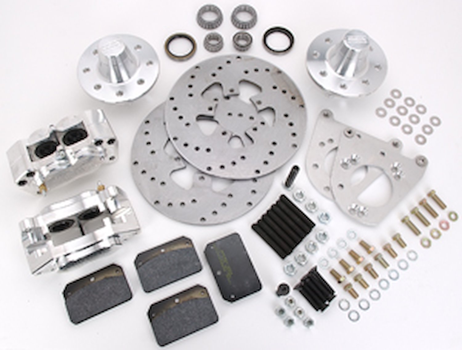 4 Piston Heavy Duty Front Drag Race Brake Kit 1965-69 Mopar B-Body Charger/Satellite/Coronet/Super Bee/Road Runner