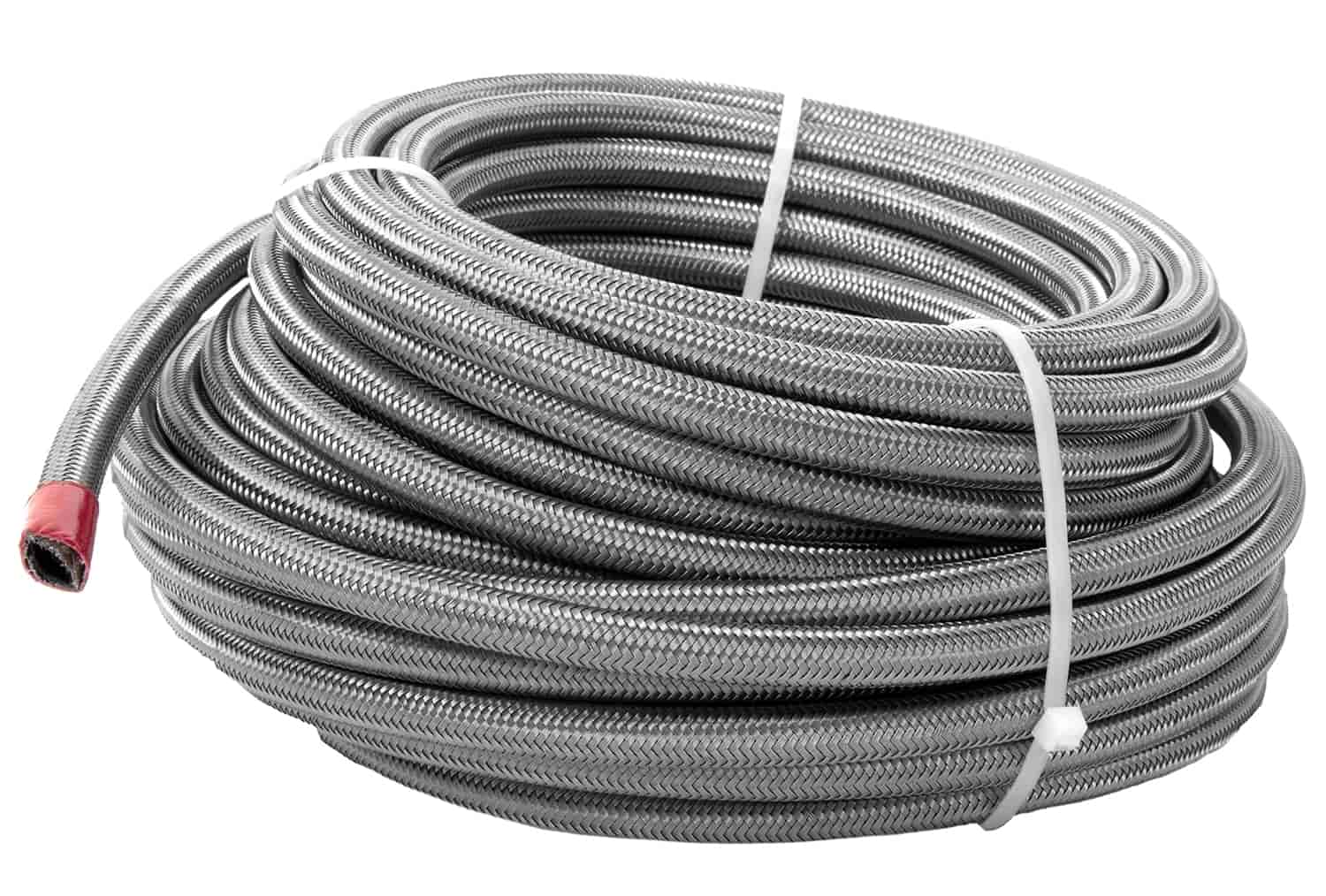 Braided Stainless Steel PTFE Fuel Hose -6 AN x 4 ft