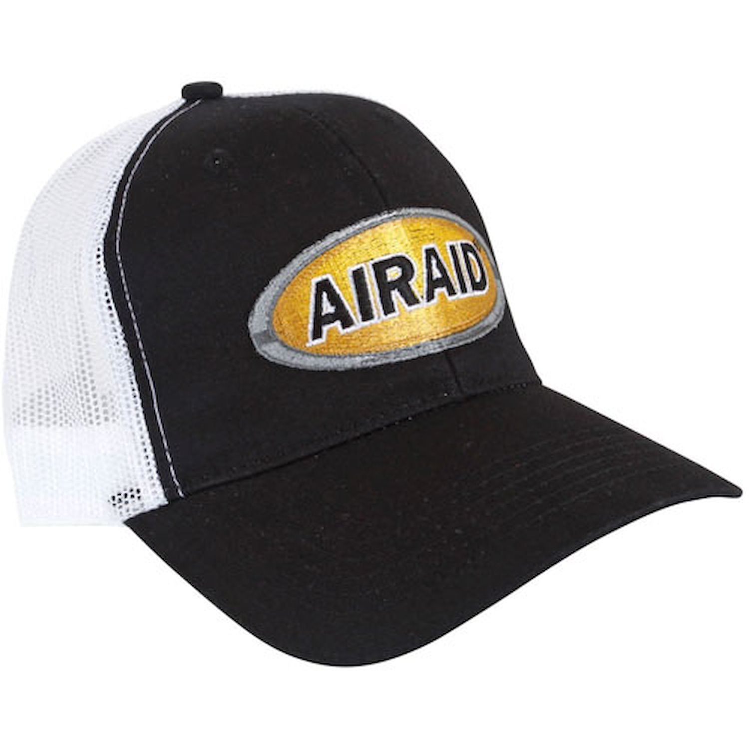 HAT AIRAID TRUCKER BLACK/WHITE MESH W/LOGO