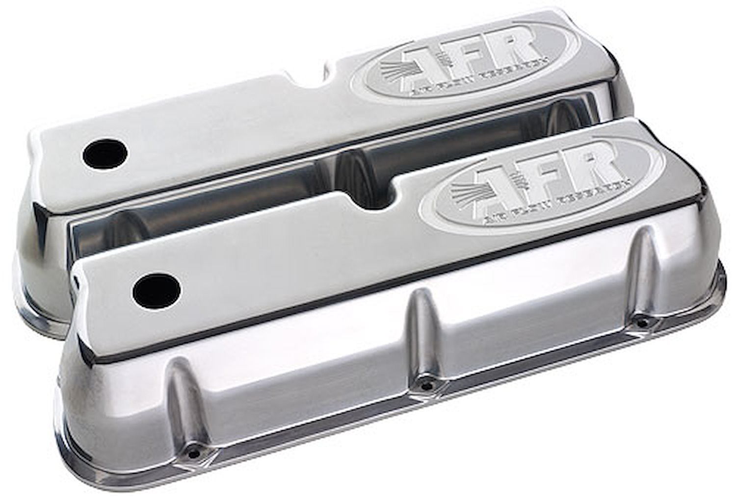 Cast Aluminum Tall Valve Covers for Small Block Ford [Polished]