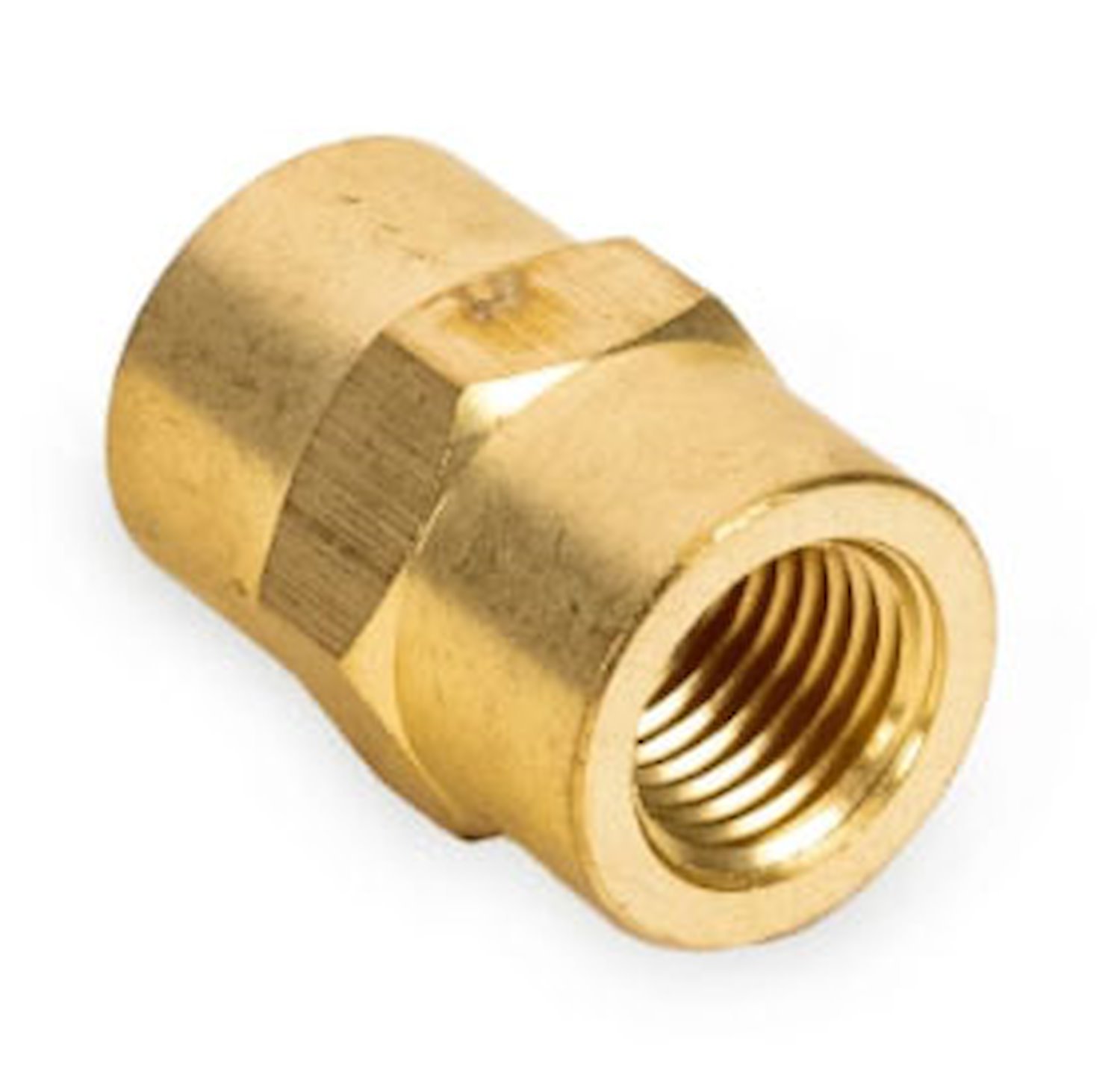 Brass Straight Female Coupling, 1/4 in. NPT to