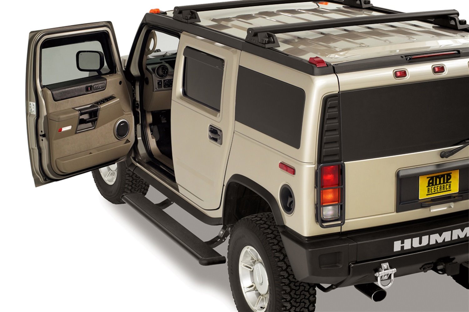 75107-01A PowerStep Automatic Running Boards, Fits 2003-2009 Hummer H2