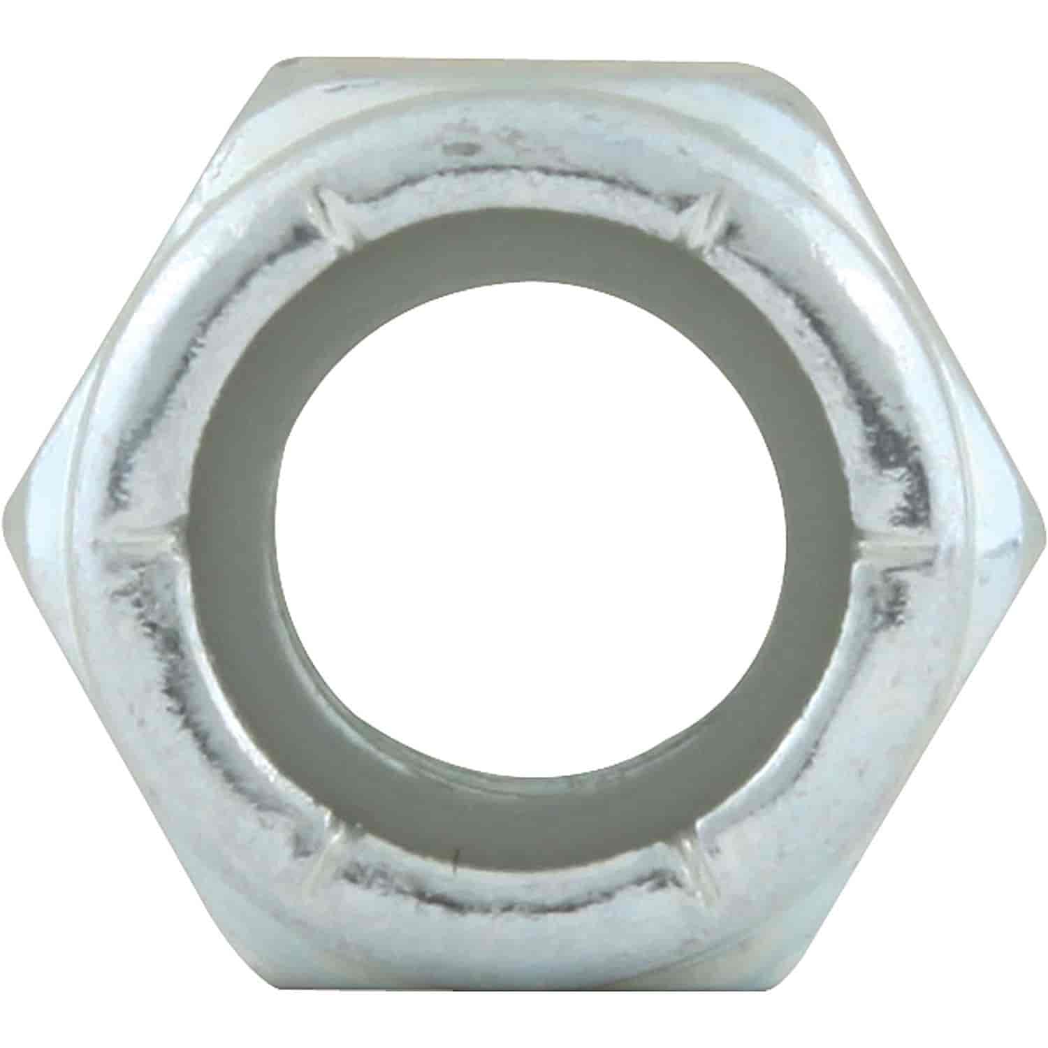 Coarse Thread Hex Nuts With Nylon Inserts 3/8