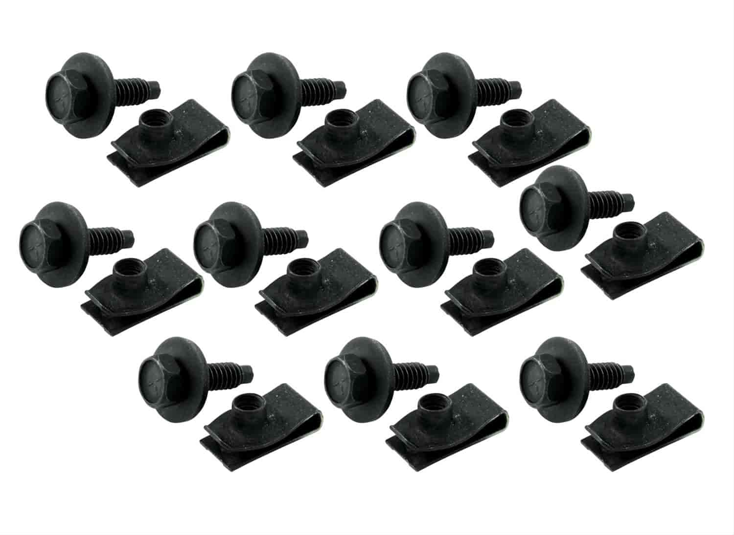 Body Bolt Kit With Clips 1-1/8