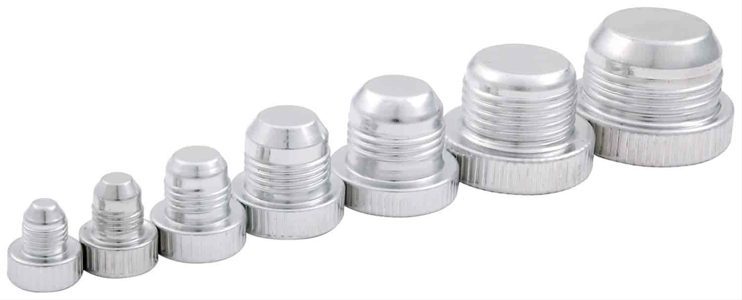 Aluminum Plug Kit Contains 5 of Each Size: -03 AN to -16 AN
