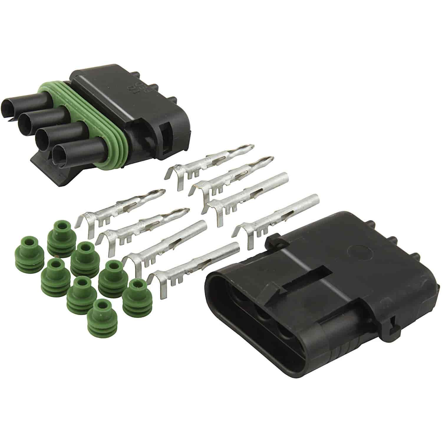 Weather Pack Connector 4-Wire Flat