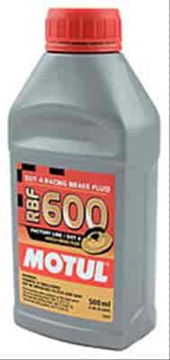 Motul 600 Brake Fluid Dry boiling point: 594° F