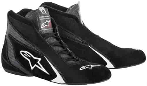 SP Shoe Black/White SFI 3.3/5 Size 13