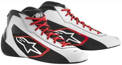 Tech 1-K Start Shoes Black/White/Red Size 5