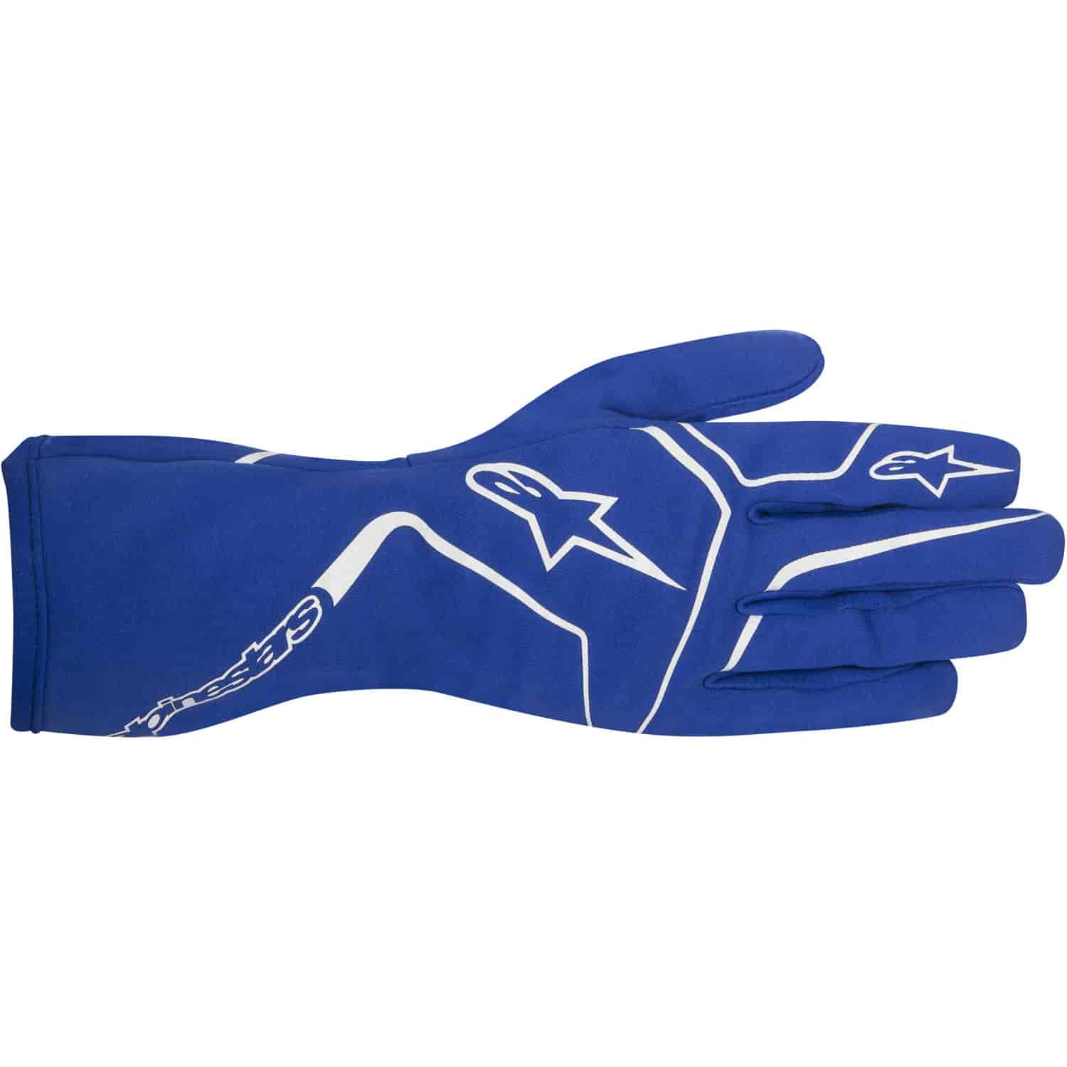 Tech 1-K Race Gloves Blue