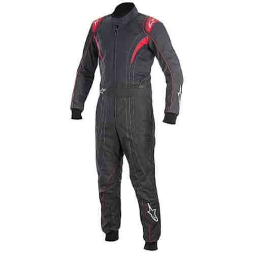 KMX-5 Kart Suit Anthracite Grey/Red