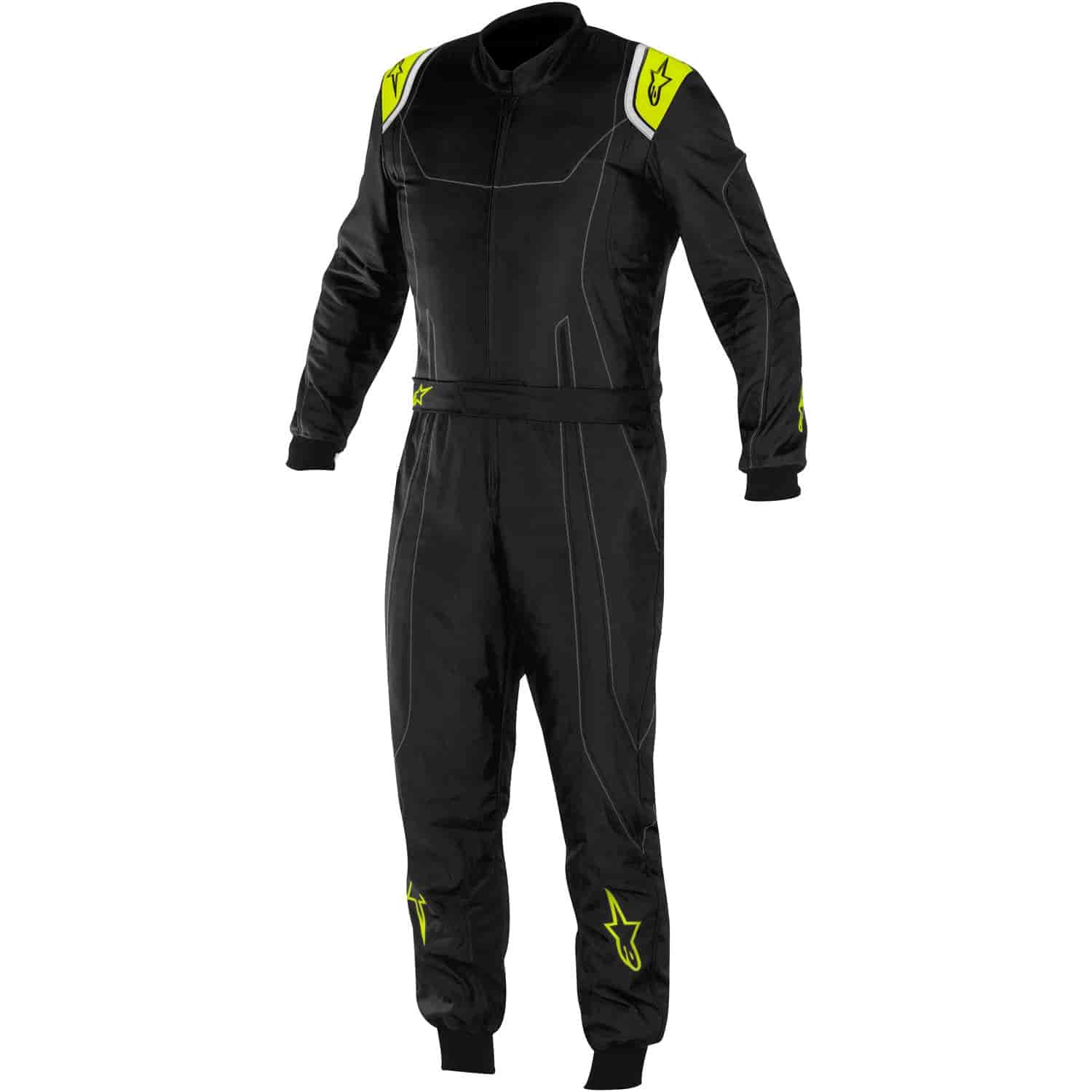 K-MX 9 Kart Suit Black/Yellow Fluorescent