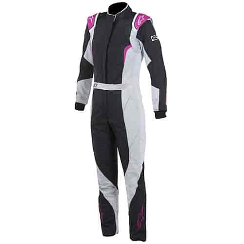 Stella GP Pro Driving Suit Black/Steel Gray/Purple SFI 3.2A/5