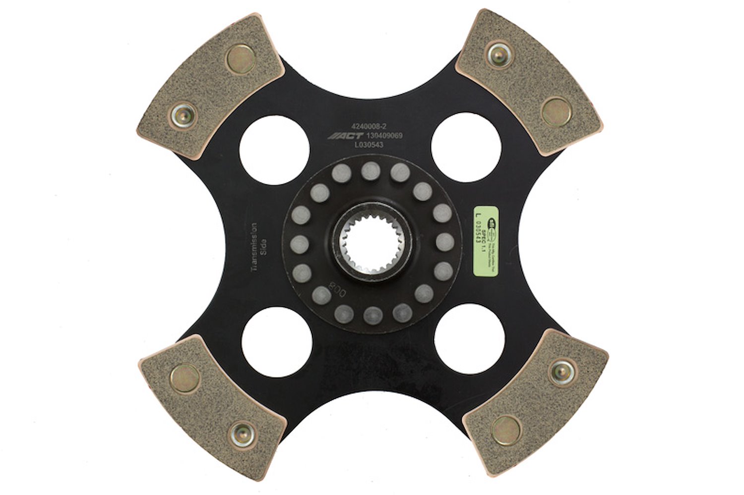 4-Pad Rigid Race Disc Transmission Clutch Friction Plate Fits Select Mopar