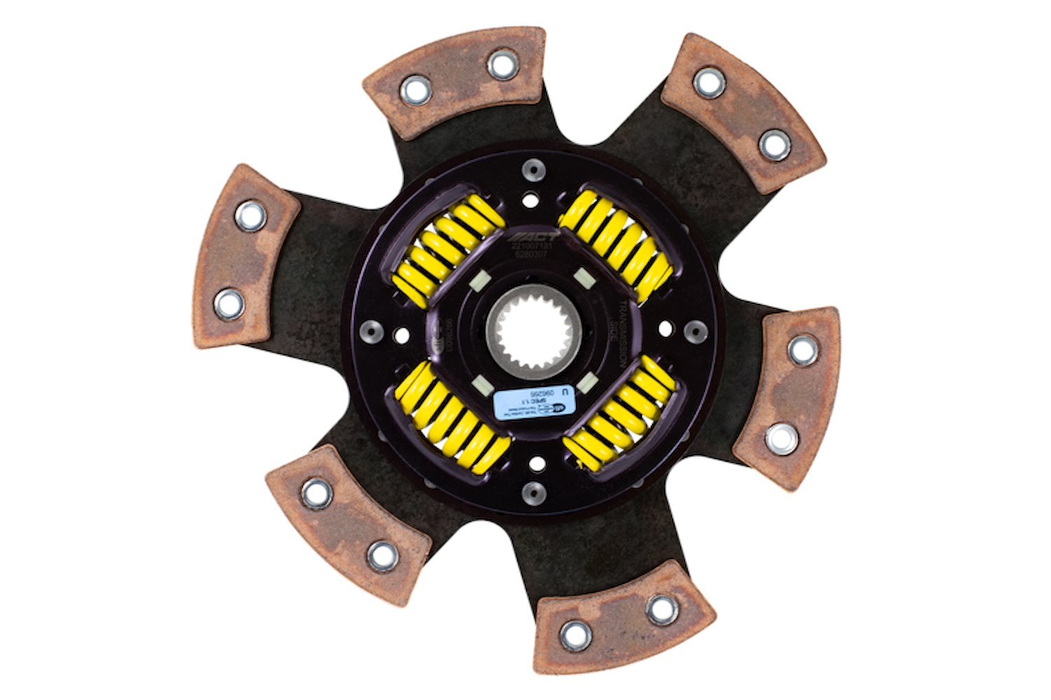6-Pad Sprung Race Disc Transmission Clutch Friction Plate Fits Select Mopar