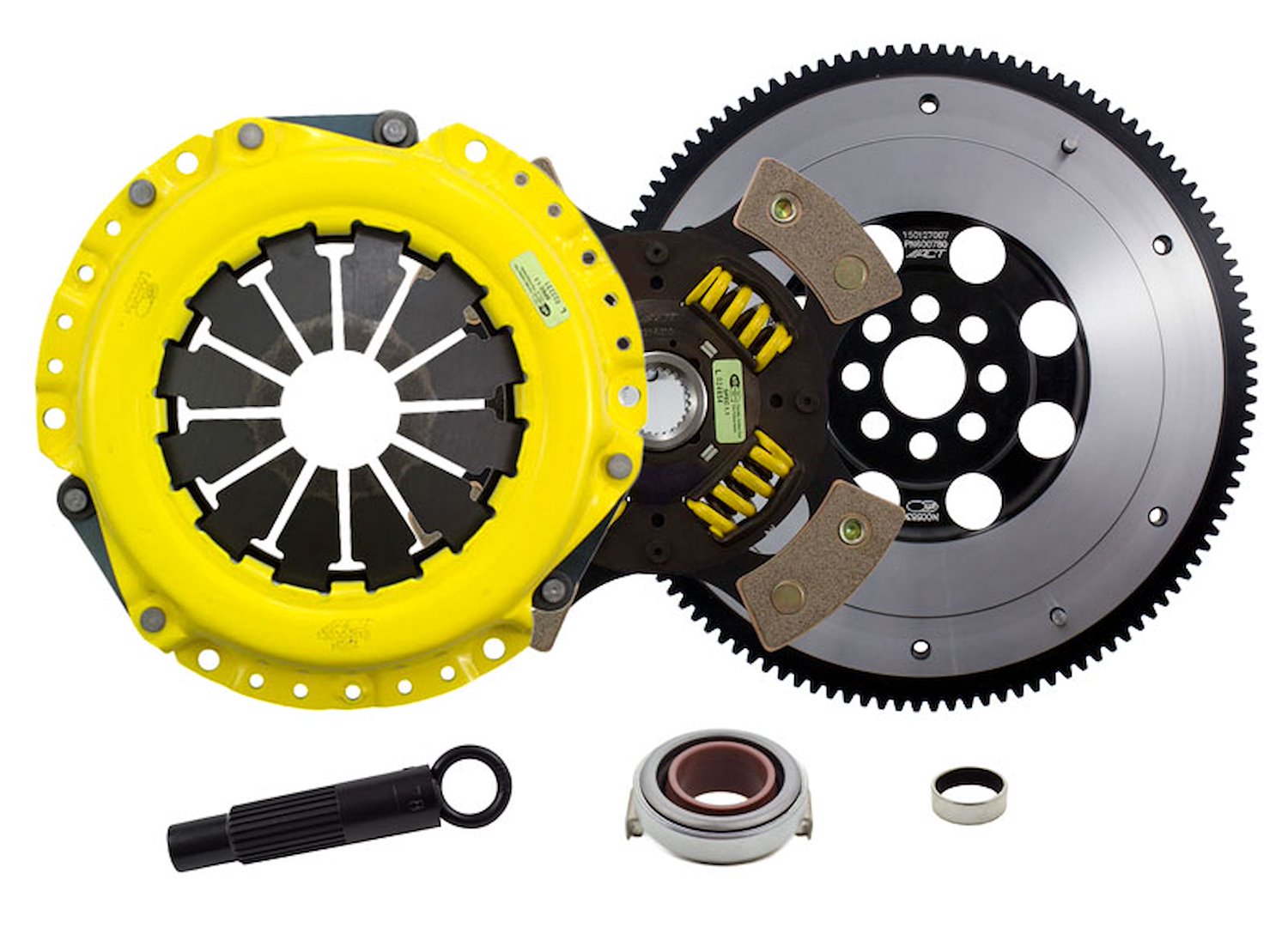 HD/Race Sprung 4-Pad Transmission Clutch Kit Fits Select