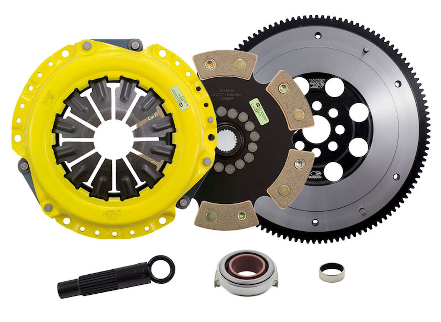 XT/Race Rigid 6-Pad Transmission Clutch Kit Fits Select Acura/Honda