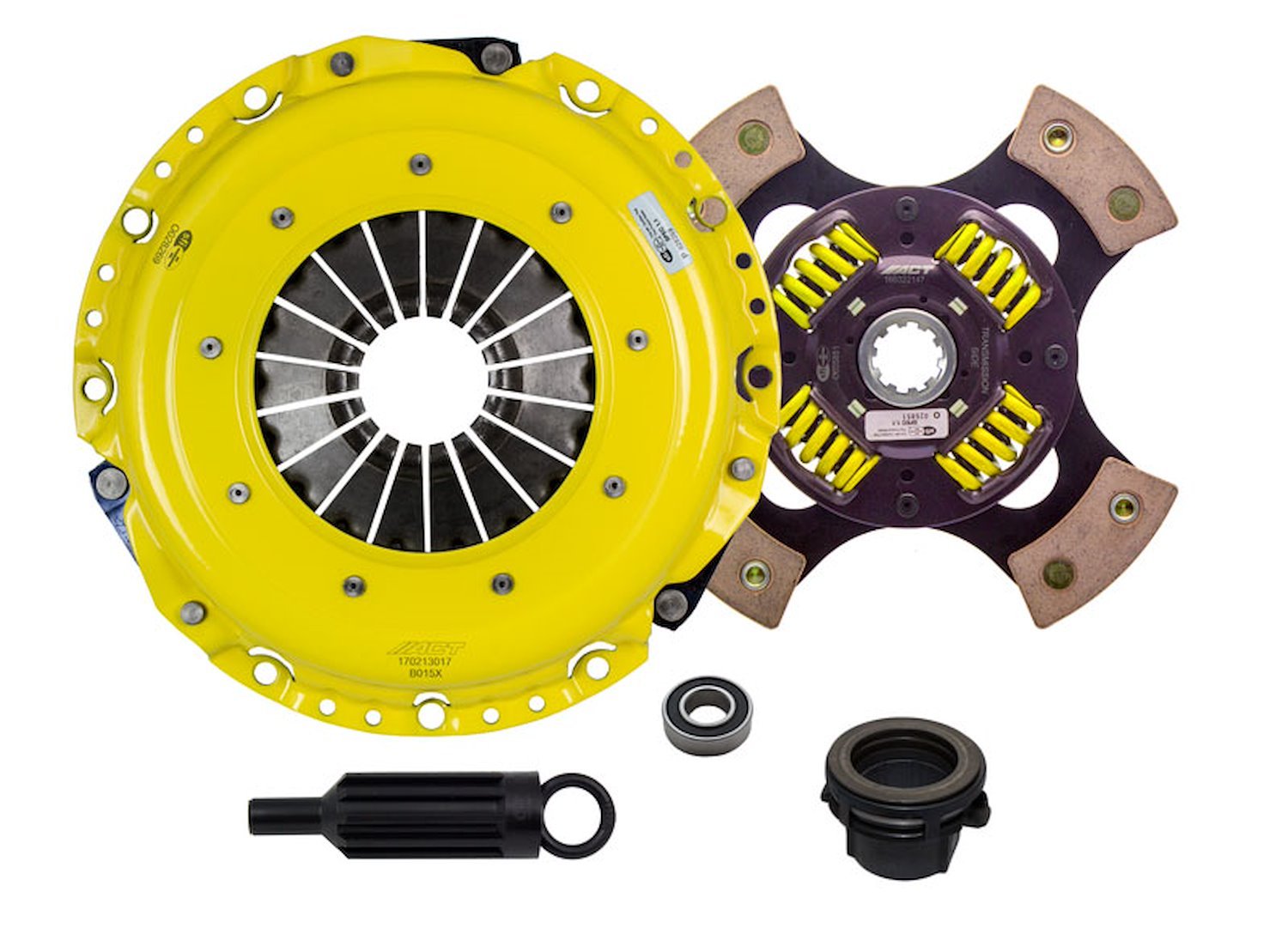 XT-M/Race Sprung 4-Pad Transmission Clutch Kit Fits Select