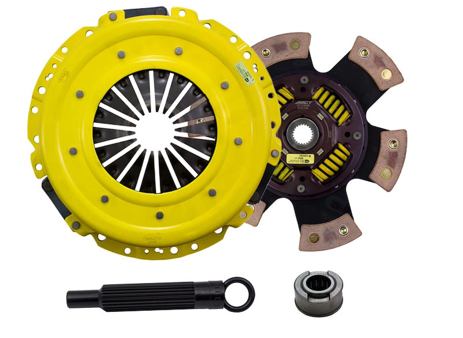 HD/Race Sprung 6-Pad Transmission Clutch Kit Fits Select Ford/Lincoln/Mercury/Mazda