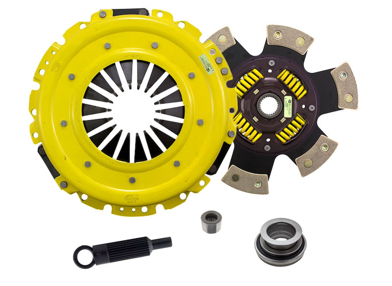 HD/Race Sprung 6-Pad Transmission Clutch Kit Fits Select Ford/Lincoln/Mercury/Mazda